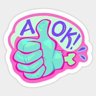 A-OK! Sticker